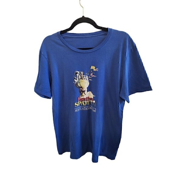 Vintage Monty Python Spamalot Blue Musical Broadway Men's Size Large - Picture 3 of 5
